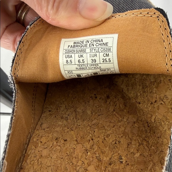 Reef Gray Slip-On Shoes with Cork Insoles - Picture 4 of 4